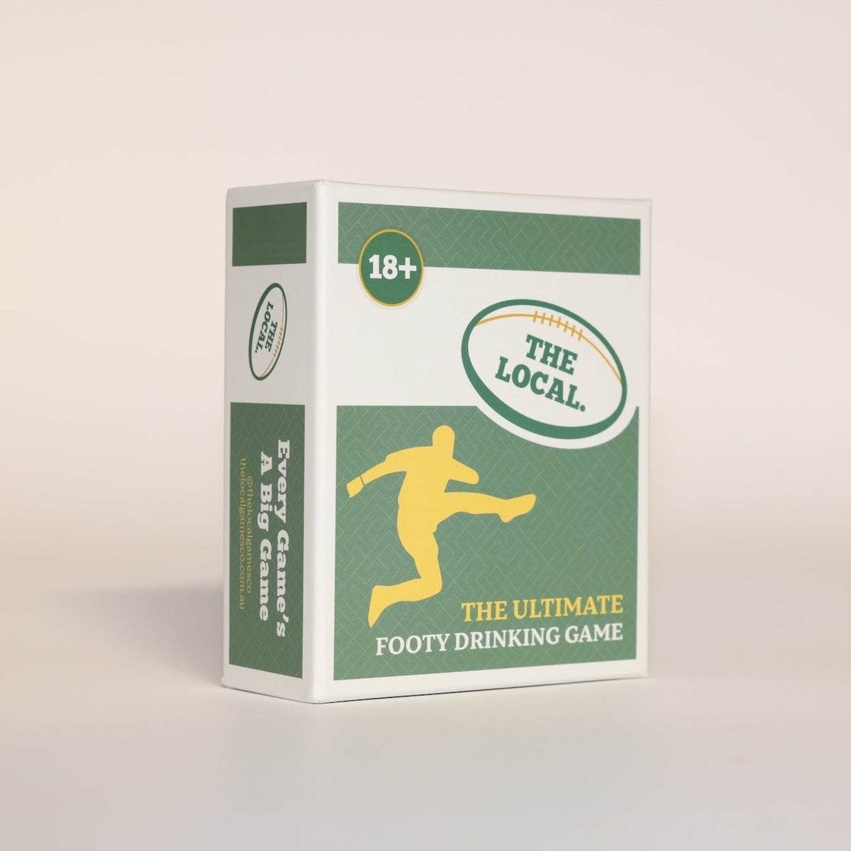 The Local card game box — 100 game cards, 18+ AFL drinking game