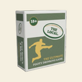 The Local — AFL drinking card game, vintage pub-style box (front view). The perfect footy gift for Father's Day, birthdays, or Christmas.