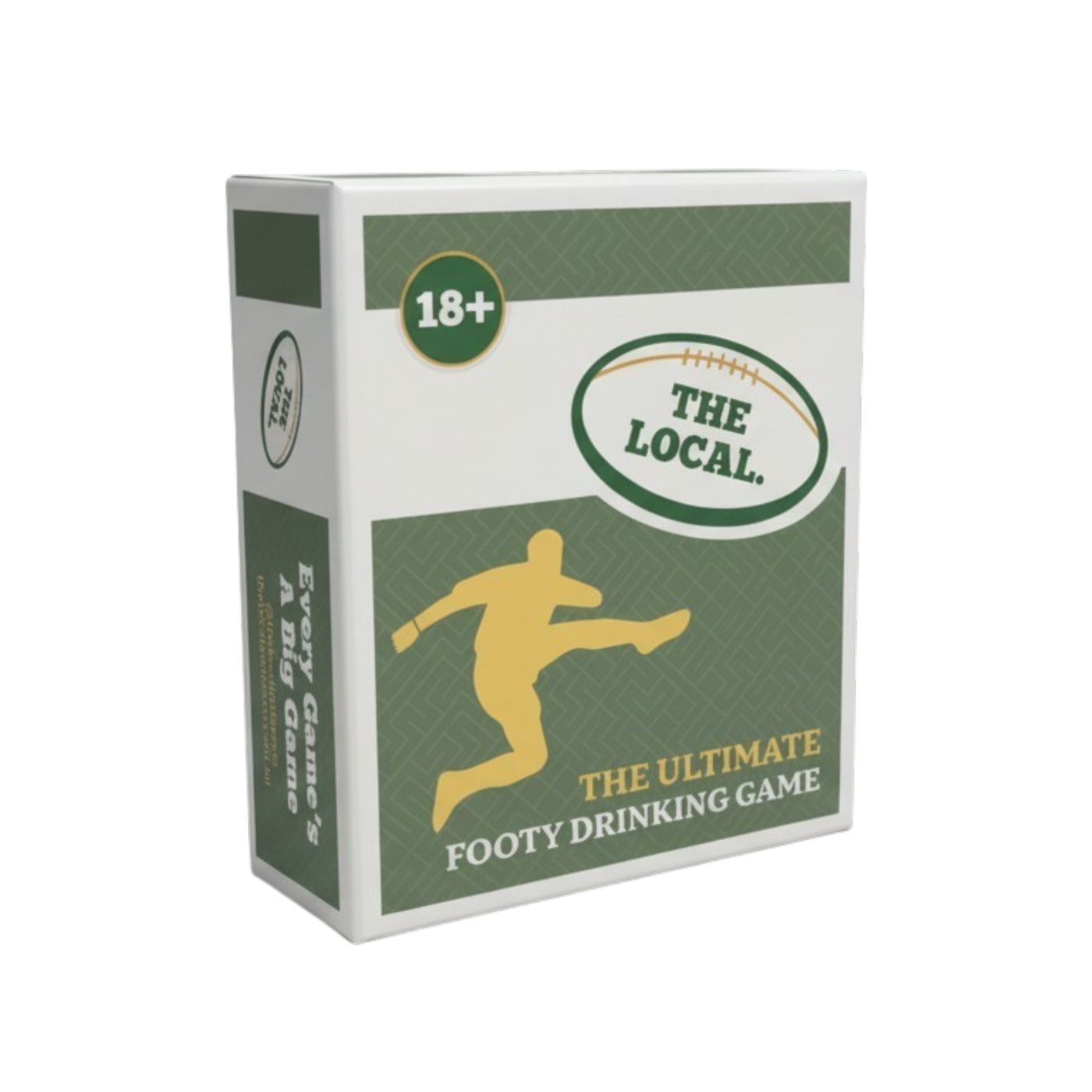 The Local card game box — 100 game cards, 18+ AFL drinking game