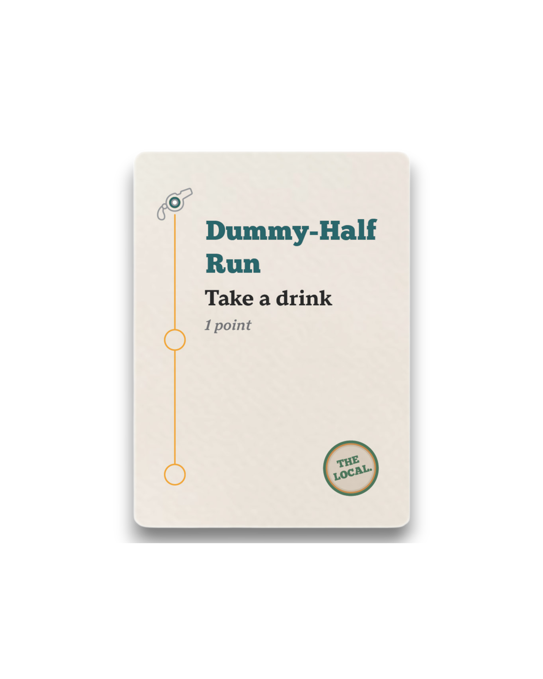 Dummy-Half Run card from the Rugby League deck